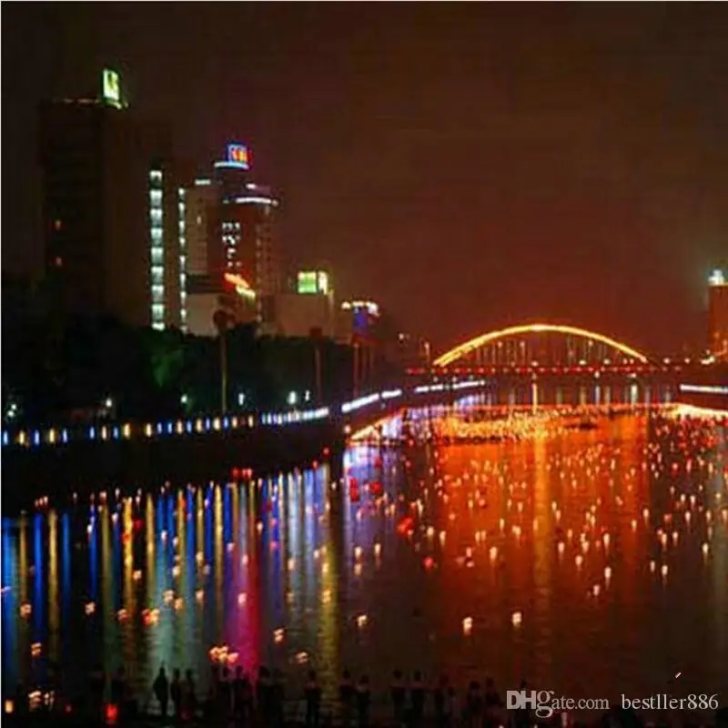 Artificial LED Floating Lotus Flower Candle Lamp With Colorful Changed Lights For Wedding Party Decorations Supplies