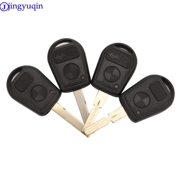 2/3 Bouton Télécommande Clé Coque Fit Pour Bmw E31 E32 E34 E36 E38 E39 E46  Z3 Z4 Case Fob 3 Btn Uncut Key Fob Case