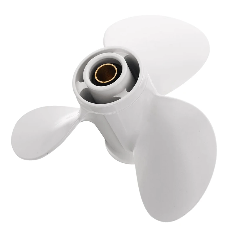 Marine Engine Outboard Propeller 664-45947-01-El 9 7/8 X 11 1/4 for Yamaha 20-30Hp Aluminum Alloy 3 Blade Black 10 Spline Tooth |