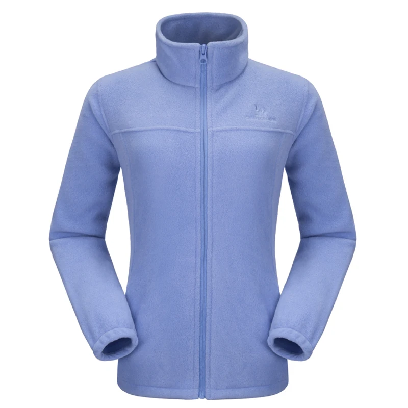 CAMEL, женская и Мужская Уличная флисовая куртка, ветрозащитная, походная, для кемпинга, зимняя, флисовая, теплая,, повседневная - Цвет: 104Blue-Female