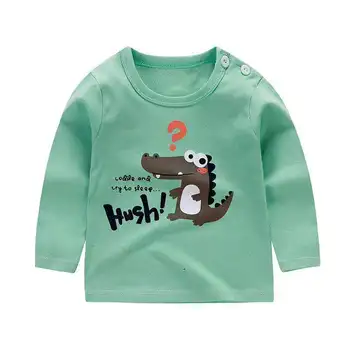 

Cotton Cartoon Clothes For Boys And Girls Sleepwear Autumn New Children Long Sleeve Nightwear Home Clothing Soft Nightgown