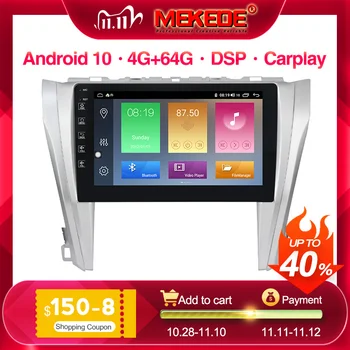 

For Toyota Camry 7 XV 50 55 2014 - 2017 Car Radio Multimedia Video Player Navigation GPS Android 10.0 No 2din 2 Din Dvd