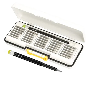 

Ks-88203 Stationery Box Screwdriver Set with 30 S2 Bit Home Appliance Furniture Digital Repair Tools