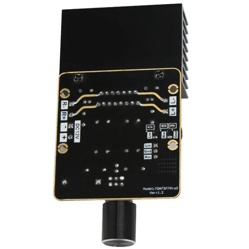 ABKT Stereo Class Ab Digital Power Hifi Car Amplifier Audio Board Tda7377 Dc9 18V 30W For 4 8 Ohm Speaker