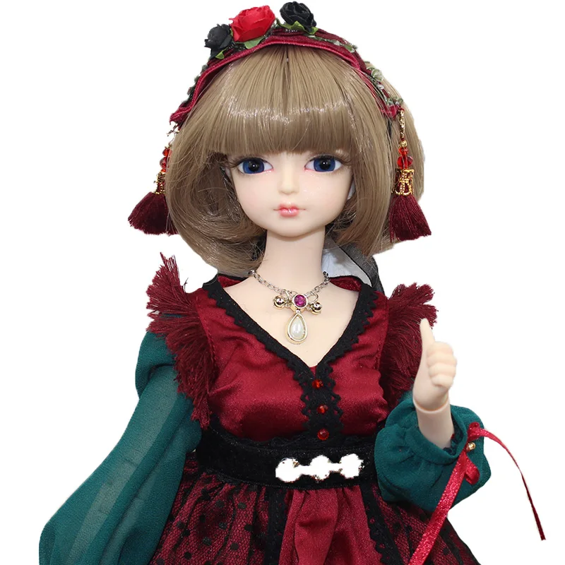 Fortune Days 1/4 45 см MMGIRL BJD шарнирное тело с макияжем реборн платье лолиты для девочек