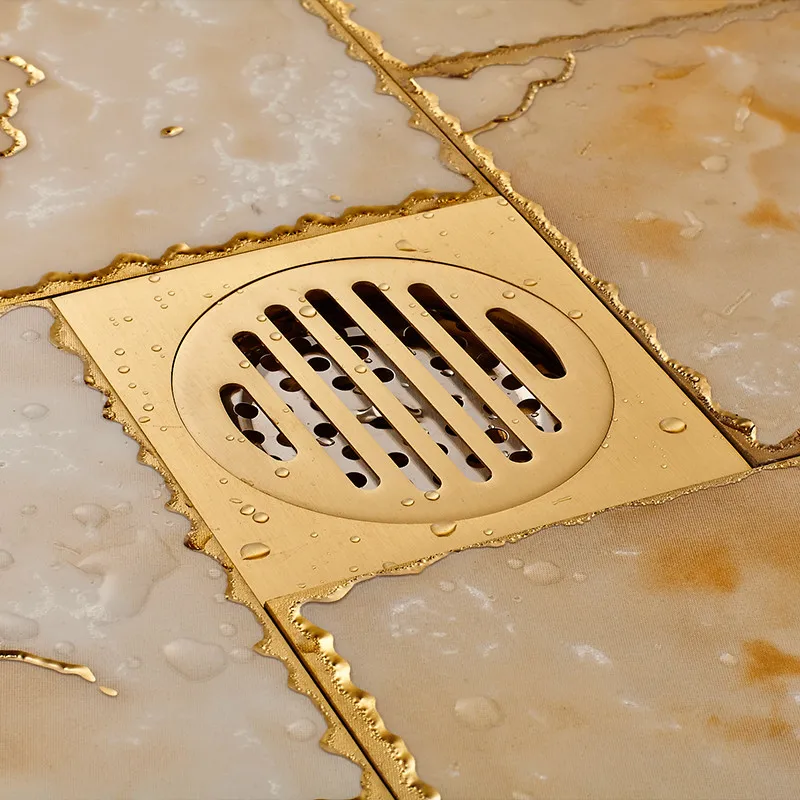 Bathroom floor shower drain waste floor drain Anti-odor Bathtub Shower Drainer Stainless Steel Square drainage floor drain shower drain