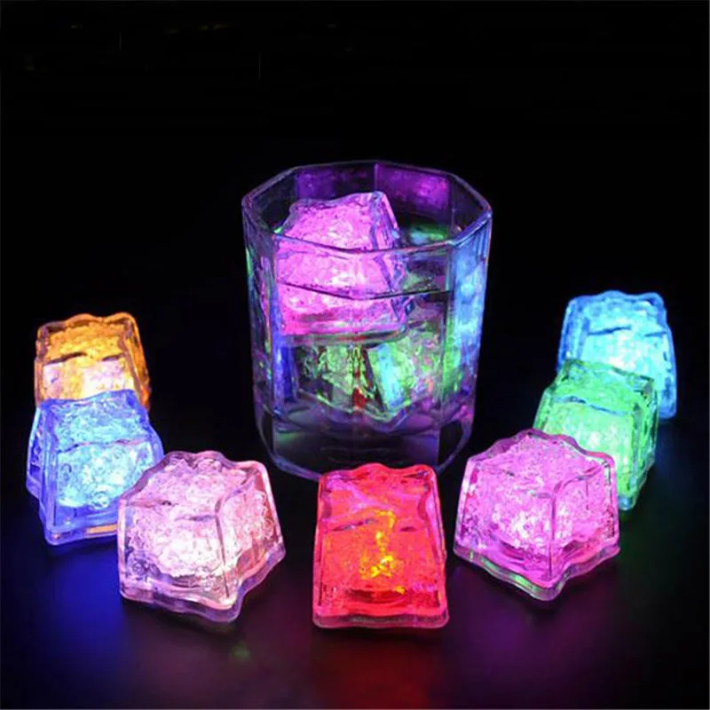 

Светодиодные кубики льда, светящийся шар для вечерние, светсветильник неоновый светящийся неоновый свадебный фестиваль, Рождественский бар, аксессуары