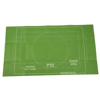 

1 Set Jigsaw Rolling Storage Mat Pad Felt Green Puzzle Saver Organizer Blanket Fits Up to 1500 Pieces