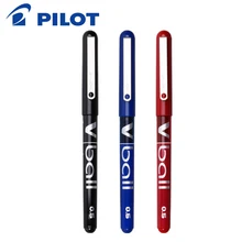 Гелевая ручка для пилота, 6 шт., 0,5 мм, BL-VB5 в, Шариковая прямая жидкая шариковая ручка, большая ручка для объемного письма, гладкая ручка серии Weibao