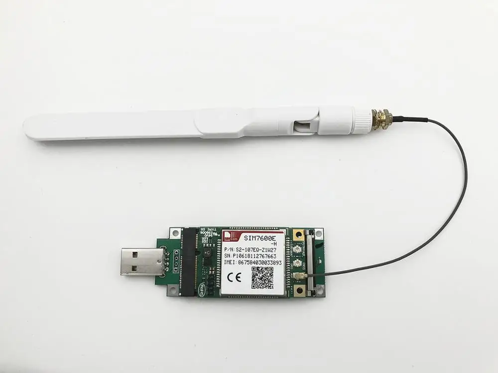 SIMCOM SIM7600E-H Mini PcieA WITH AUDIO CAT4 LTE-FDD module SIM7600 Muti Band compeititive with mikrotik