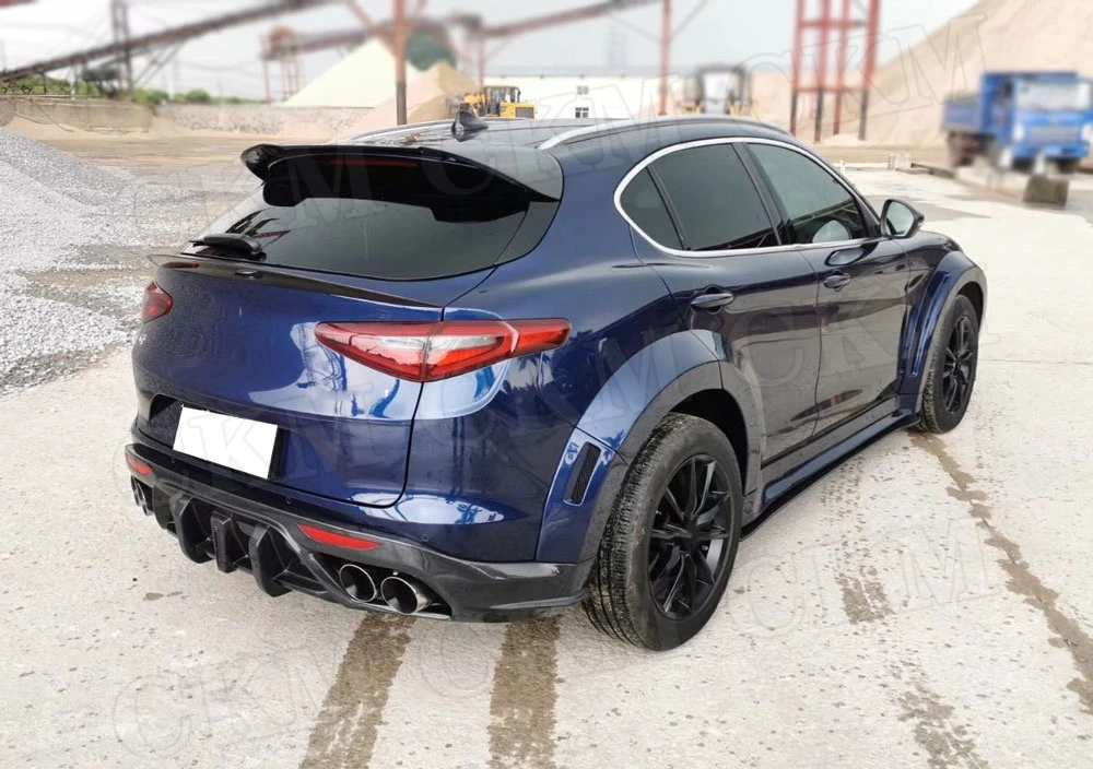 Задний спойлер для Alfa Romeo Stelvio спойлер углеродного волокна/FRP заднее окно крылья Хвостовая крышка стайлинга автомобилей