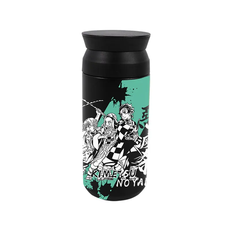 Demon Slayer: Kimetsu no Yaiba Kamado Tanjirou Nezuko термос чашка из нержавеющей стали чашка для воды Вакуумная чашка бутылка для воды студенческий подарок