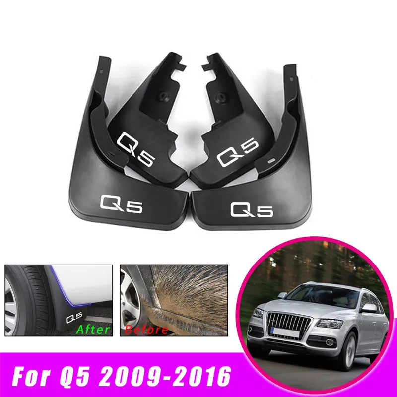 

Mud Flaps guards for Audi Q5 2009-2016 Fender Splash Guards Mudflap Mudguard Car Accessories 4pcs