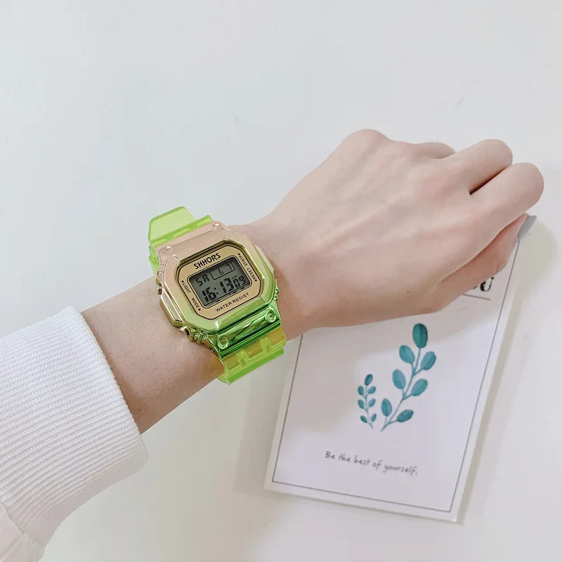 Personality Cool Lady Digital Watch Unisex Waterproof Womens And Men Watches Korean Style Sport Electronic Clock Xfcs Hodinky