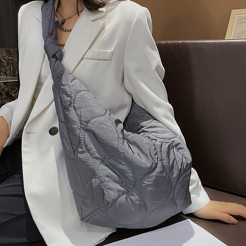 VeryMe Cloth Shoulder Bag for Women Fashion Leather Composite Women's Bags Trend Ladies Handbags Large Capacity Female Daily Bag