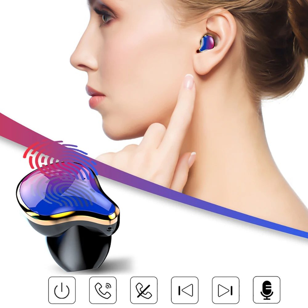TWS наушники Bluetooth 5,0 Touch True G01, беспроводные стерео наушники с басами, водонепроницаемые спортивные наушники, светодиодный дисплей