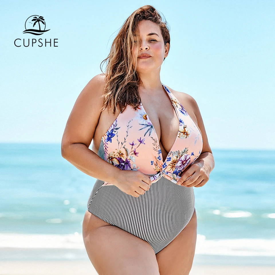 cupshe plus size swimwear