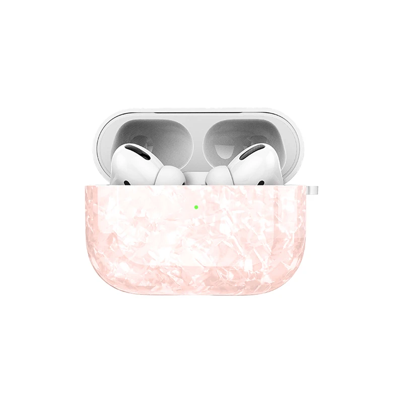 Шт Bluetooth наушники чехол для AirPods Pro 3 оболочки шаблон беспроводные наушники зарядный Чехол Мягкий защитный чехол - Цвет: Розовый