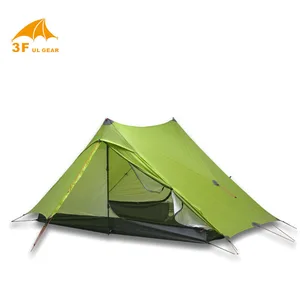 LanShan 2 3F 2 Person keine sehen um Ultraleicht Camping Zelt 3 Jahreszeiten/4 jahreszeiten 15D Silnylon Kolbenstangenlosen Zelt