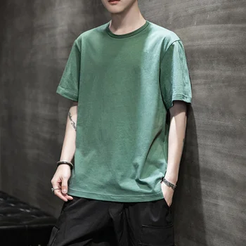

Men's short sleeve t-shirt fashion casual clothes half sleeve 6863