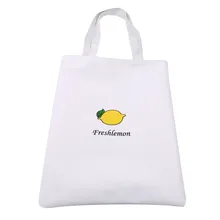 Женская сумка для покупок с принтом клубники, простая пляжная сумка для отдыха, Студенческая сумка на плечо, Большая вместительная Холщовая Сумка-тоут