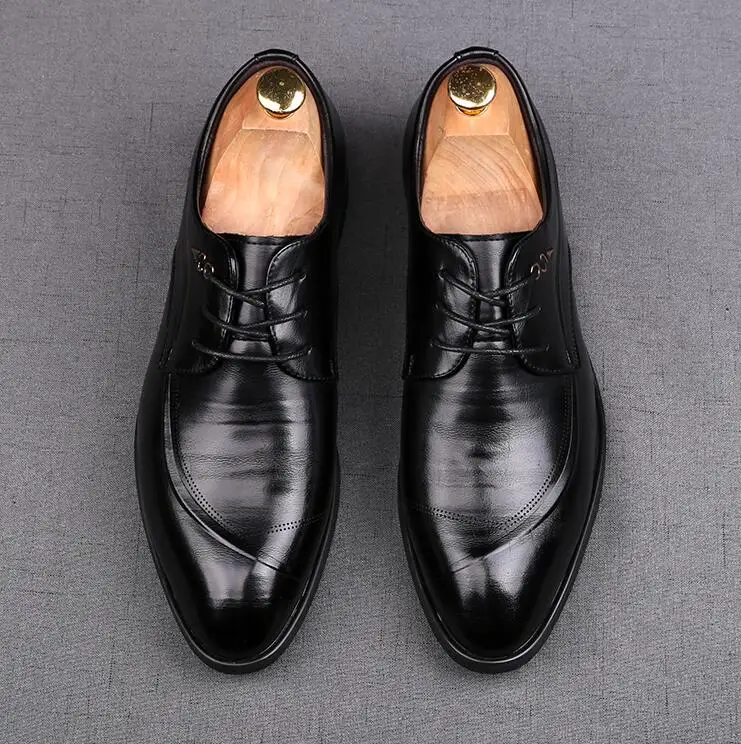 Мужские туфли в деловом стиле из искусственной кожи; Мужская Свадебная обувь для вечеринок; обувь в стиле ретро; роскошные мужские оксфорды
