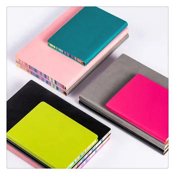 

2020 Planner A6 Soft Surface Rainbow Paperback Notebook Creative Core Notepad Student Thickened Diary Custom Logo