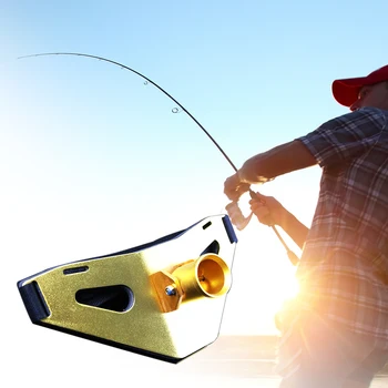 

Aluminum Alloy Gimbal Fighting Fishing Waist Belt Fish Rod Holder Adjustable Fighting Belt Fishing Rod Pole Stand Fishing Tackle