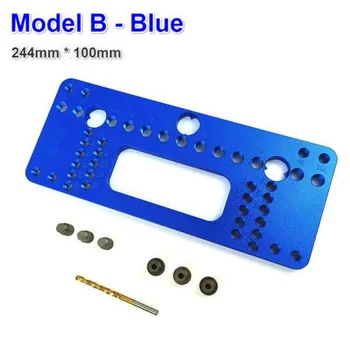 

Wood Pocket hole Jig Set Drive Adapter Joint Carpentry Positioning Hand Tool