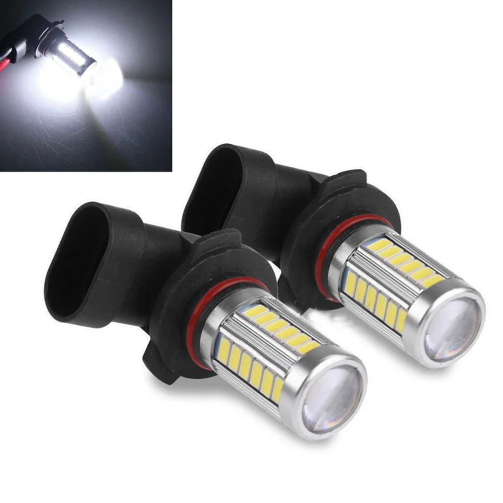 led fog light for car 1Pc H4 LED Lamp Car Headlight Cold White 33 SMD 5630 Light Bulb Auto Automobile Fog Light Headlamp 12V H7 H8 H11 LED 9005 9006 car interior lights