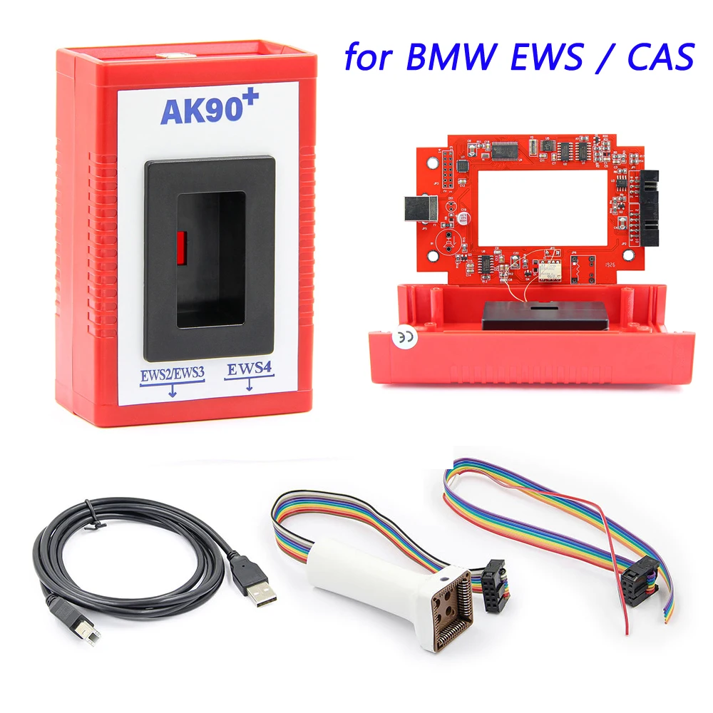 Новый AK90 ДЛЯ BMW V3.19 + OBD2 автомобильный ключ программист для EWS/CAS obd2 диагностический