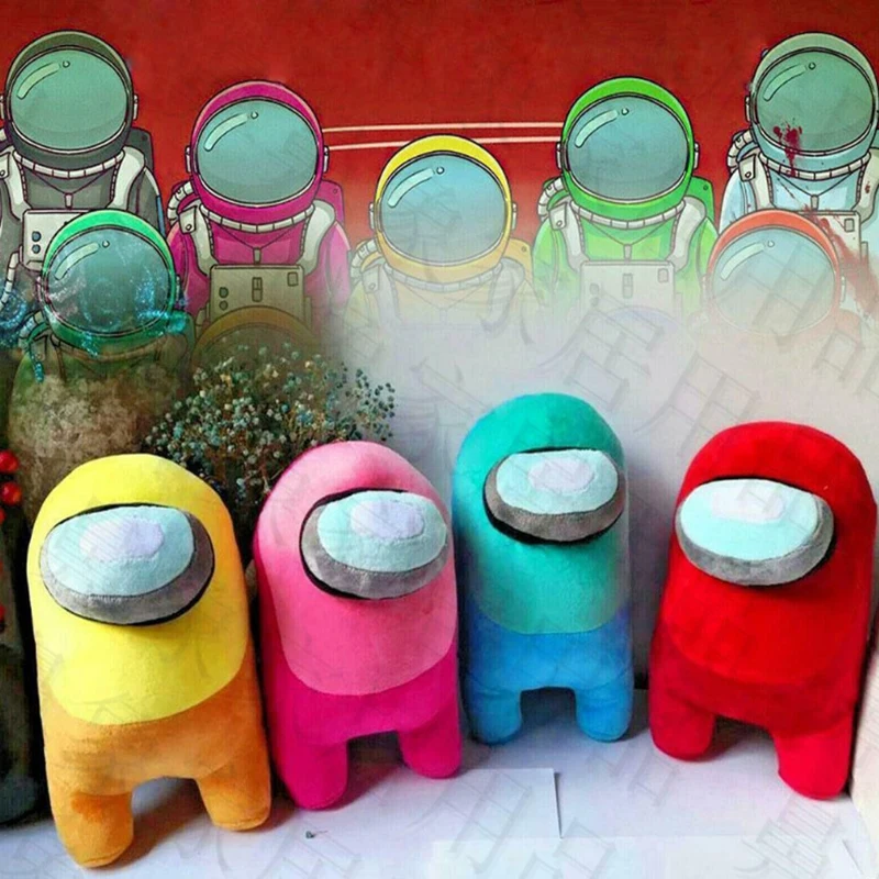

20 CM Among Us Plush Among Us Game Plush Toy Original Kawaii Stuffed Doll Christmas Gift Cute Red Among Us Plushie Bedroom Doll
