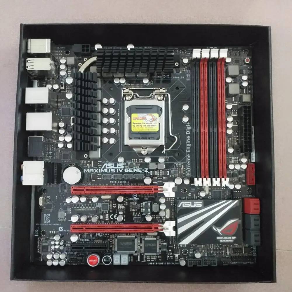 ASUS Maximus IV GENE-Z LGA 1155 DDR3 USB2.0 USB3.0 Z68 HDMI б/у материнская плата