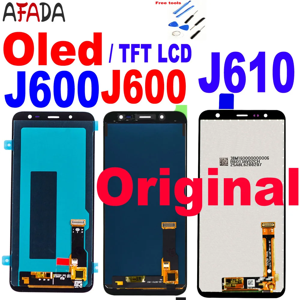 Оригинальный ЖК дисплей для Samsung Galaxy J6 + Plus 2018 J610 J600 J600F J600Y сенсорный экран в