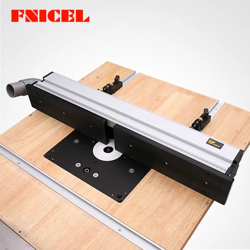 US $92.99 Aluminium Profile Fence with Scale and Sliding Brackets Tools for Woodworking DIY Workbench