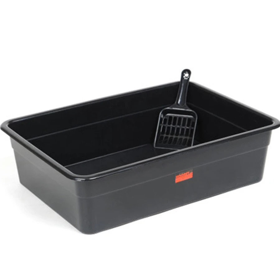 

Cat Box Toilet Cat Litter Tray Large Toilet Training Kit Scoop Free Bedpan Plastic Sandbox Banheiro Gato Kitty Easy Clean 30MC29