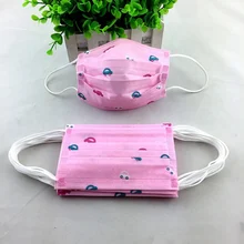 10 шт набор средств по уходу за грудным ребенком мультфильм милый Анти-пыль рот маска для лица для детей одноразовые нетканые Тканевые Маски