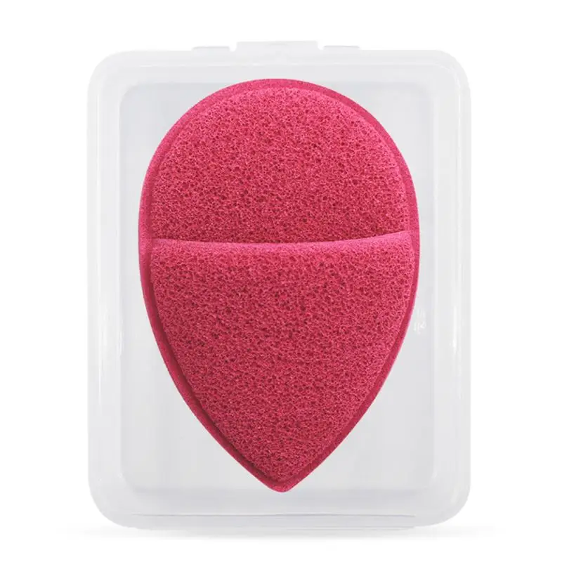 Rose Red Очищающая губка для лица, моющая губка в форме сердца, ручная вставка, косметическая пуховка, женская Губка для мытья лица, губка для удаления макияжа - Цвет: Rose Red