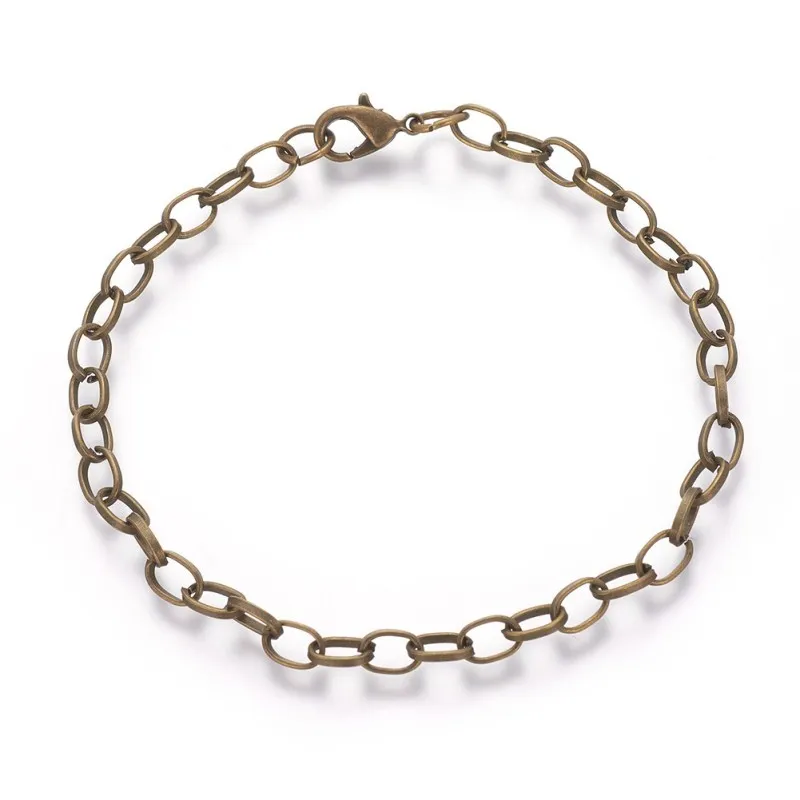 Цепочка Из железных звеньев для браслетов и ожерелий 10 шт.|Ювелирная фурнитура