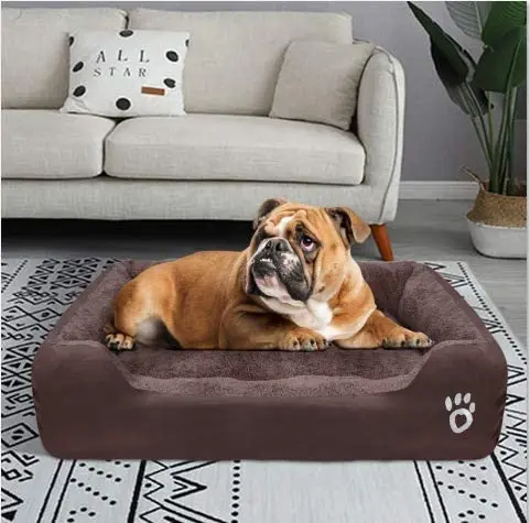 Caseta de lana suave para perro, nido de mascota grande, cálido y acogedor, S-3XL, para Otoño e Invierno