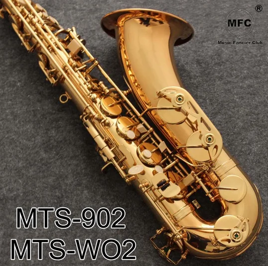 

Music Fancier Club Tenor Saxophone MAS-WO2 MAS-902 Gold Lacquer With Case Sax Tenor Mouthpiece Ligature Reeds Neck