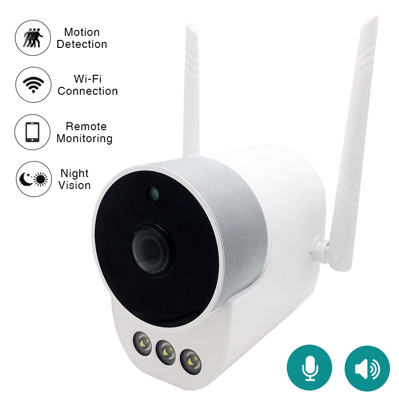 

3MP IP Camera WiFi Surveillance Wireless CCTV WiFi Camera Cloud Storage HD Home Security Cameras Wireless Outdoor Two-Way Audio