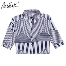 ActhInK/рубашка в полоску для мальчиков; школьная рубашка с длинными рукавами для мальчиков; рубашки для детей; одежда для детей; рубашка с воротником для мальчиков