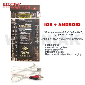 

W29 PRO 2in1 For iPhone 4 - 8 Plus XR XS 11PRO MAX Samsung Xiaomi Battery Tester Charger Charging Activation Circuit Board Test