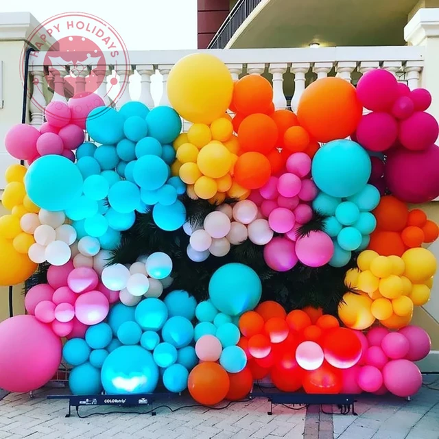 Grands Ballons Gonflables À Hélium En Latex Mat, Décoration Pour