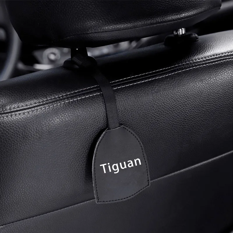2 шт. Авто крючок на спинку сиденья для Volkswagen Tiguan грузовой Органайзер сумка держатель Вешалка Подголовник автомобиля крюк для багажа