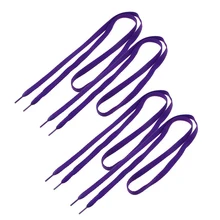 AUAU-спортивные шнурок для обуви плоские шнурки фиолетовые 2 пары для женщин и мужчин