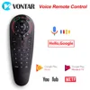 VONTAR G30 Control remoto por voz ratón de aire Mini teclado inalámbrico con IR de aprendizaje para caja de TV Android PC ► Foto 1/6