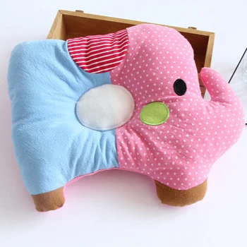 

Cartoon Eleghant Baby Pillows Breathable Baby Shaping Pillows to Prevent Flat Head Ergonomic Newborns Pillow