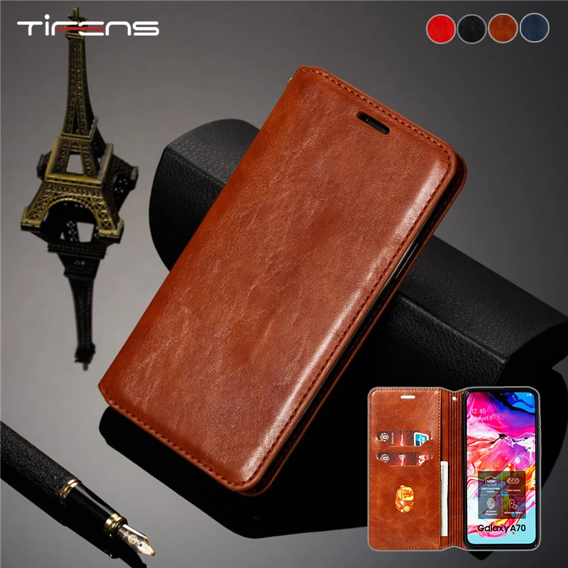 

Magnetic Leather Case For Samsung Galaxy A10E A20E A70 A50 A10 A20 A30 A80 A90 A40 A60 A7 A8 A6 2018 M10 M20 M30 Flip Card Cover